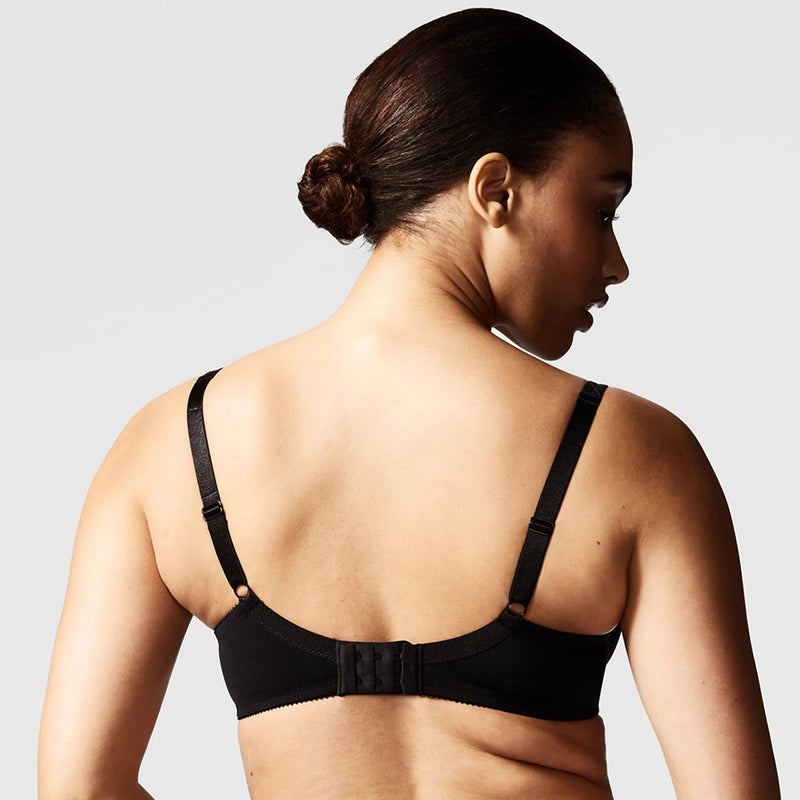 Chantelle Basic Invisible Smooth Custom Fit Bra Black - Image 2